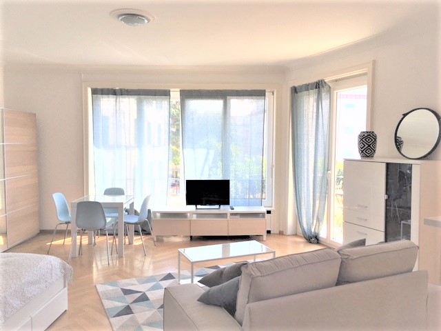 Bright studio with lake view close to Lausanne city centre and train station (26)